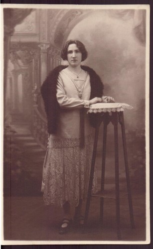 Carte photo jeune - ", femme
