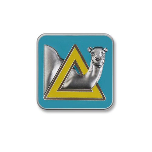 Sober camel enameled - sober, lapel