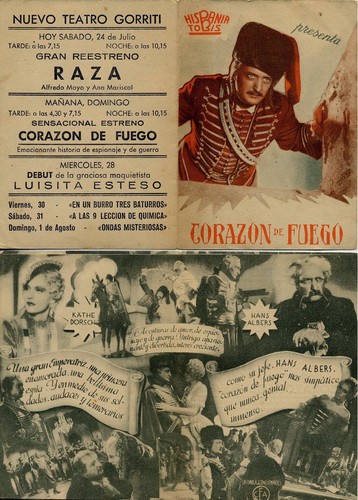 Programme publicitaire cinéma - programme,