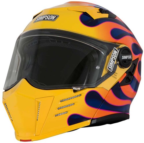 Casque moto simpson - casque,