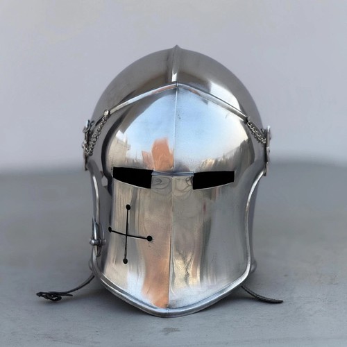 Casque barbuta acier - barbuta, en