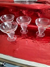 Lot De 4 Ancienne Coupe A Champagne Ou A Glace Cristal D'arques Luminarc Neuf...