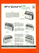 PYGMY / TRANSISTORS ELECTROPHONES  / PROSPECTUS 1966  ?