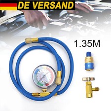 Kit de recharge réfrigérant pour climatisation voiture, tuyau R134a, jauge gaz 1