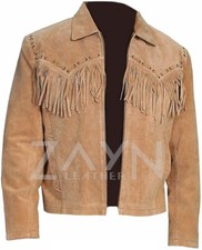 Veste à franges artisanales