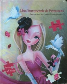 Mon livre puzzle princesses - livre,