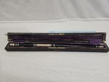 baguette d'honneur de chef d'orchestre,attribuée et datée,ebene ,metal argenté