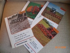 LOT DE 4 BROCHURES -