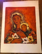 superbe lithographie originale