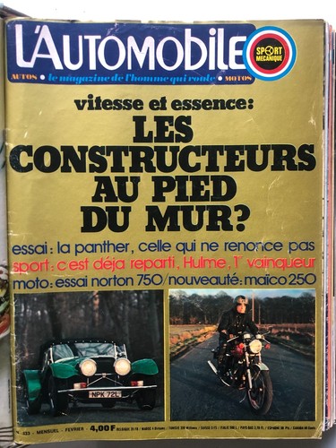 1974 automobile 333 février - 333,