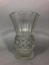 VAL SAINT LAMBERT Belgique VASE modèle BADEN Époque Art Déco Pointes De Diamants
