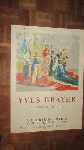 Superbe affiche lithographiée - superbe,