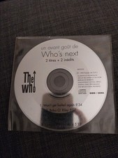 The Who  Cd Promo France Who's Next  4 Tracks 