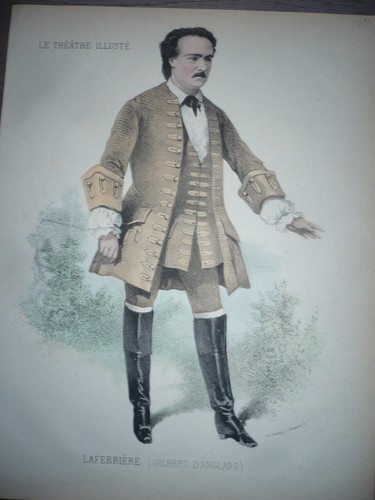 Gravure 19ème siècle acteur - 19ème,