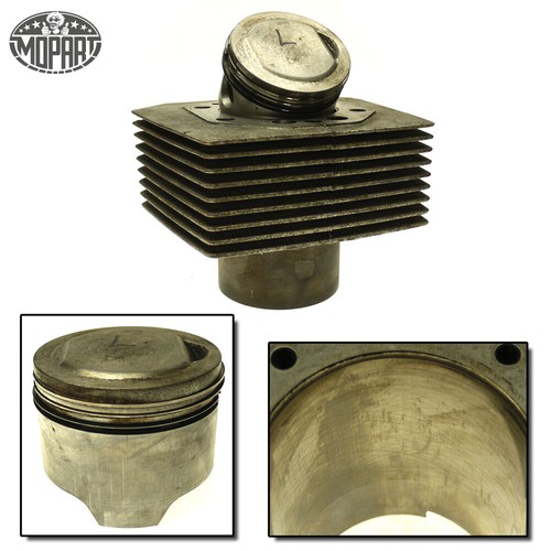 Cylindre piston gauche moto - piston,
