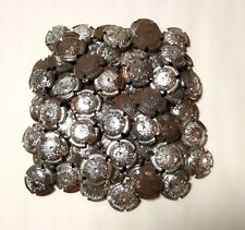 lot de 100 capsules de champagne à encoches  métal cote 500 euros !