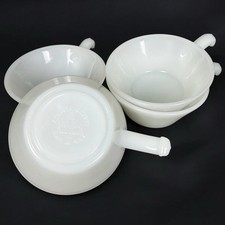 Lot de 4 coupelles verre lait