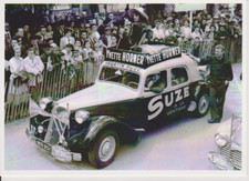 CITROEN TRACTION YVETTE HORNER TOUR DE FRANCE 1955 - CARTE POSTALE 10 X 15 CM