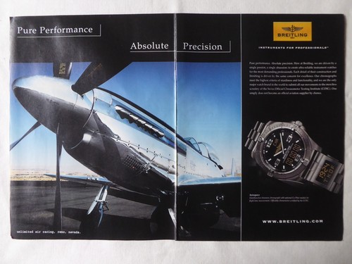 2007 pub montre breitling - montre,
