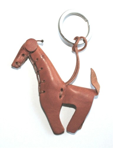 Porte clés cuir - porte-clés, véritable