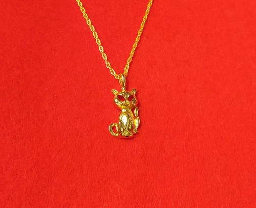 Pendentif charm chat - charm, en