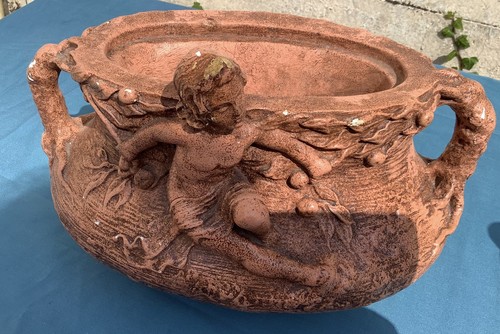Jardiniere platre decor - , jeune