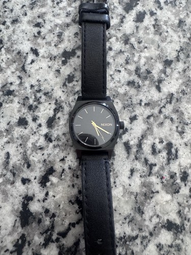 Nixon black medium time - medium, teller