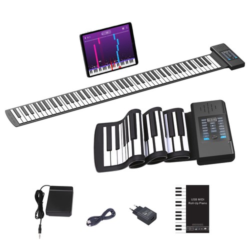 Piano enroulable portable - , à