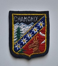 Ecusson brodé chamonix - brodé, de