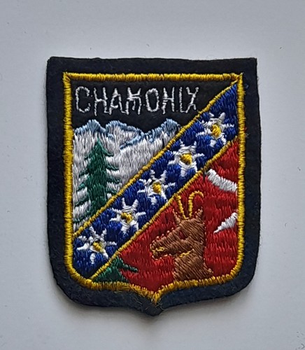 Ecusson brodé chamonix - ecusson,
