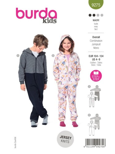 Burda enfants 9275 unisexe - 9275,
