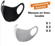 Masques Tissu Adulte et Ado Protection Lavable H et F 
