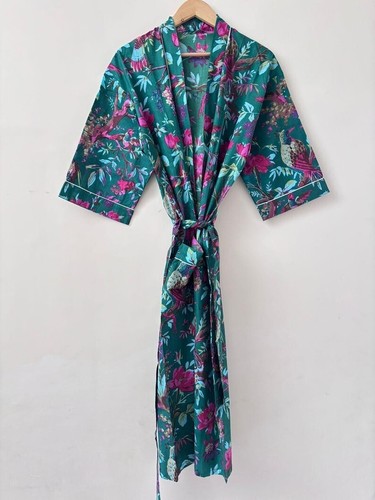 Robe imprimée oiseau indien