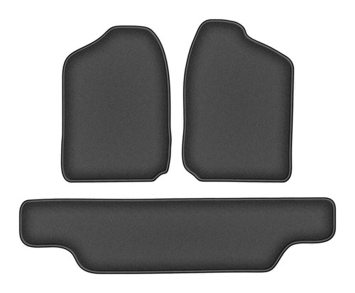 Jeu tapis velours graphite - de,