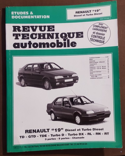 Revue technique automobile - technique,