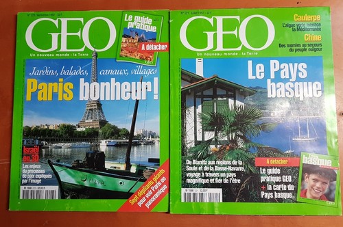 Lot magazines geo annee - magazines,