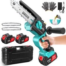 Mini Tronconneuse a Batterie, Petite Tronçonneuse Electrique Sans Fil Avec Batte