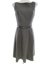 H&M Robe Pull pour Femmes Gris 38 Sans manches Encolure bateau