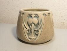 Boite orchidée ronde Bonbonnière en grès Mougin Frères Nancy Louis MAJORELLE