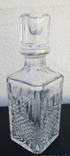 Carafe cristal taillé