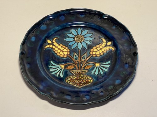 Assiette décorative signé - assiette,