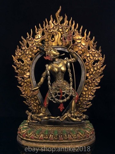 Old tibet buddhism - buddhism, bronze