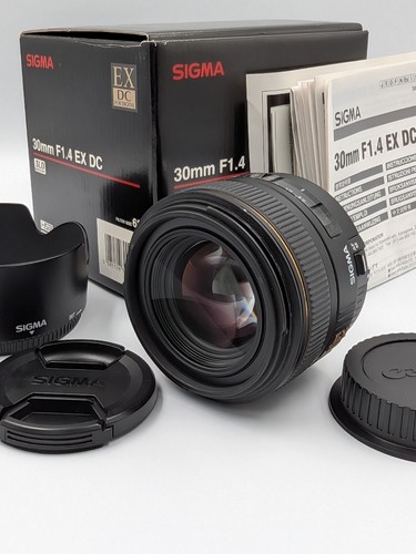 Objectif sigma 30mm 4 ex - objectif, f/1.4