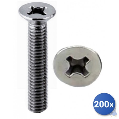 200x vis métal inox - vis, a2