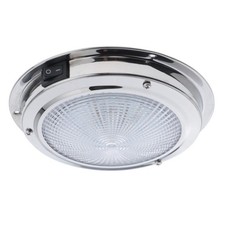 Plafonnier LED 12 V 3,5 W pour cabine de bateau, remorque, blanc, 14 cm