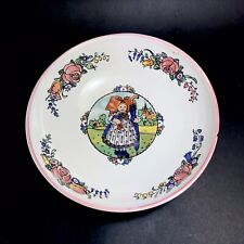 Coupe Hansi céramique Elchinger faïence Alsace / No Sarreguemines