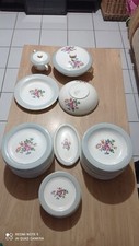 service vaisselle opaline porcelaine salins france