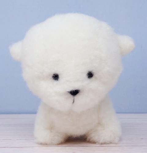 Bichon frise fluffy - frise, toy