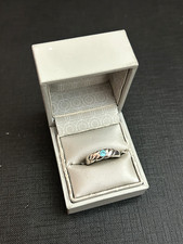 belle bague en argent massif