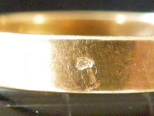 bague alliance or jaune 18 carats